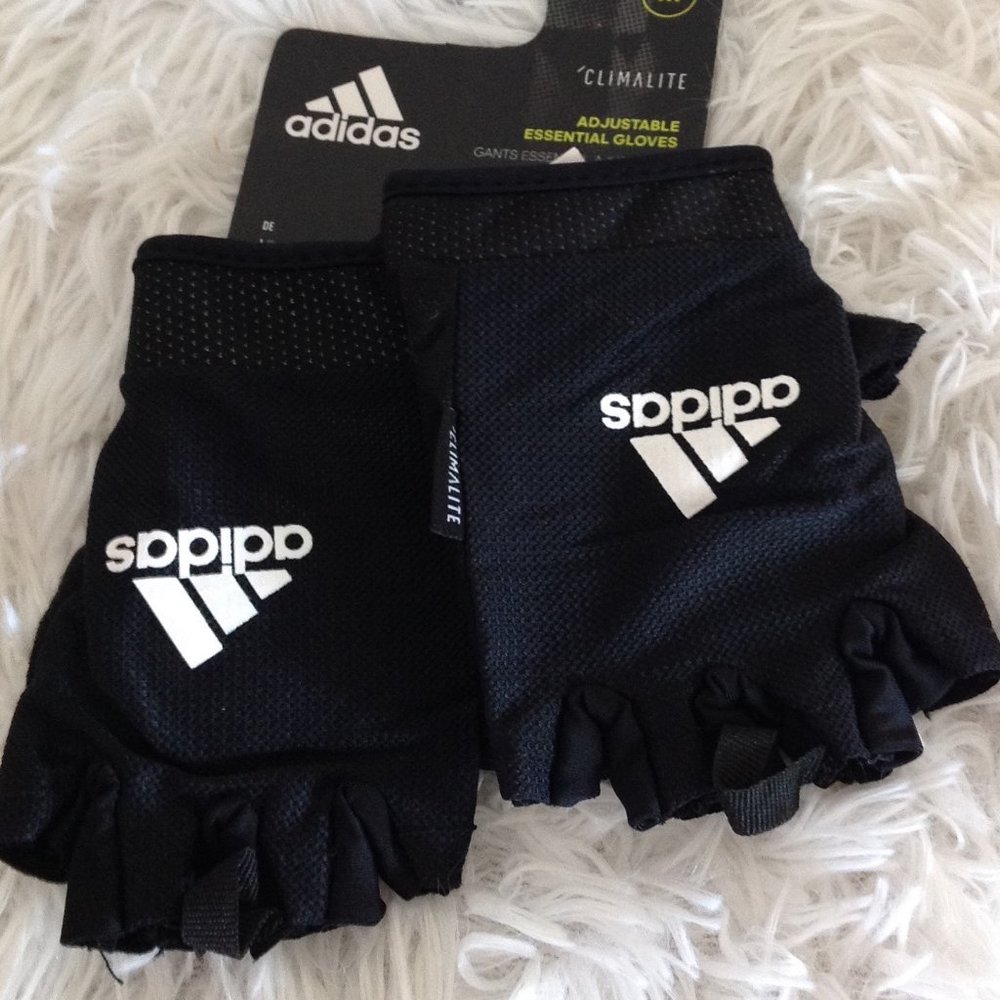 Adidas Adjustable Essential Fingerless Gloves - Picture 3 of 7